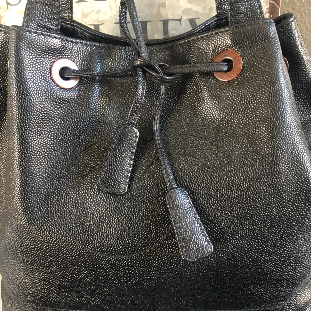 Chanel 2002 Drawstring Tote - Picture 5 of 15